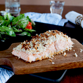 Ginger Crusted Salmon