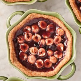 Black Currant Hazelnut Tarts