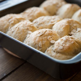 Buttermilk-Oat Dinner Rolls