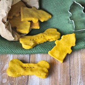 Pumpkin-Peanut Butter Dog Biscuits