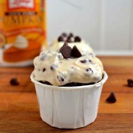 Double Chocolate Pumpkin Cupcakes