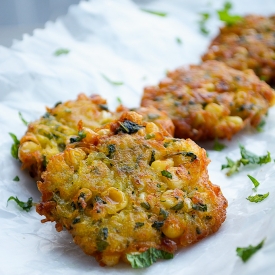 Potato Corn Fritters