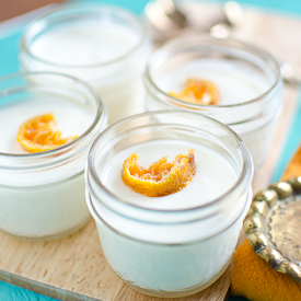 Orange Blossom Panna Cotta