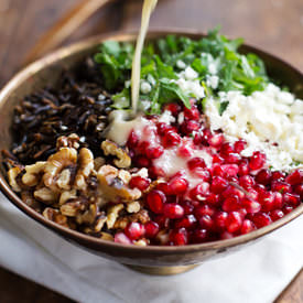 Kale and Pomegranate Salad