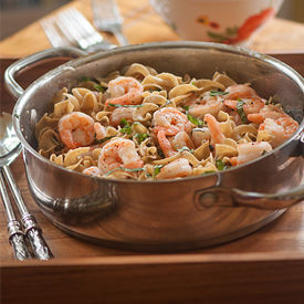 Pasta with Shrimp and Basil