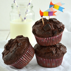 Double Chocolate Muffins