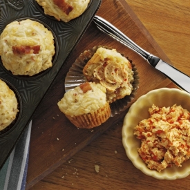 Wisconsin Pepper Jack Bacon Muffins