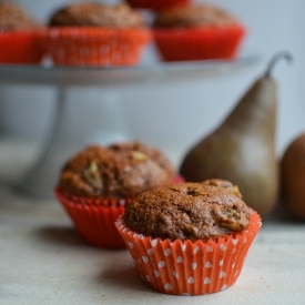 Pear and Granola Muffin