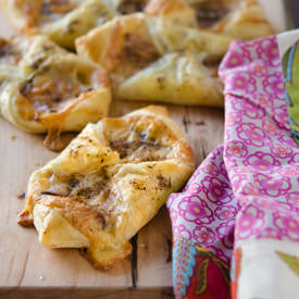 Ham and Cheese Pastry Puffs