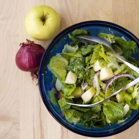 Red Onion and Apple Salad