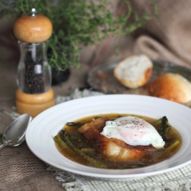 Asparagus & Bread Soup