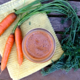 Sunflower Butter Carrot Smoothie