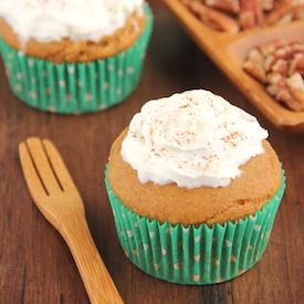 Butterscotch Pumpkin Cupcakes