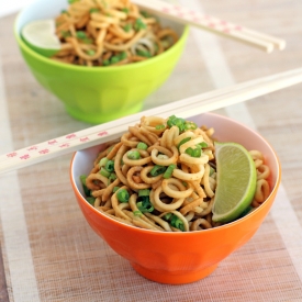 Ginger Garlic Parsnip Noodles