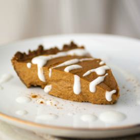 Simple & Healthy Pecan Pumpkin Pie