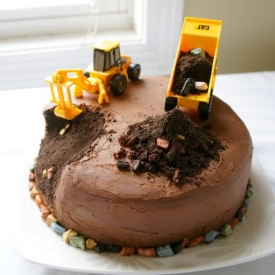 Chocolate Truck Birthday Cake