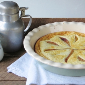 Caramelized Pear Clafouti