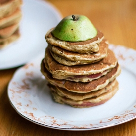 Pear & Apple Ring Pancakes