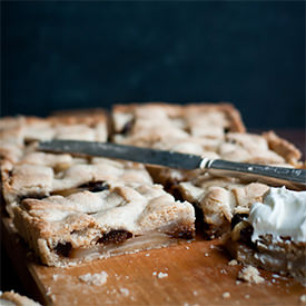 Pear & Dried Fig Tart