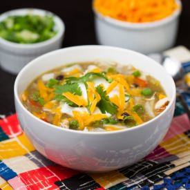 Crockpot Chicken Enchilada Soup