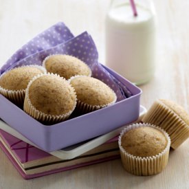 Steamed Banana Cupcakes