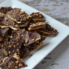 Heath Bar Saltine Toffee