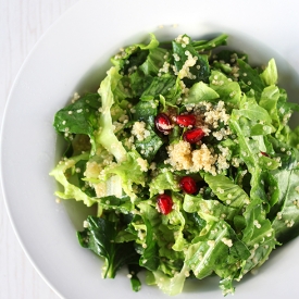 Leafy Quinoa Pomegranate Salad