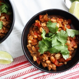 Turkey Chili with White Beans