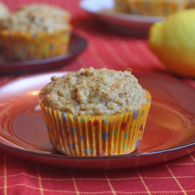 Lemon Ginger Tea Muffins