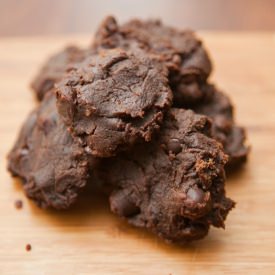 Healthy PB Double Chocolate Cookies