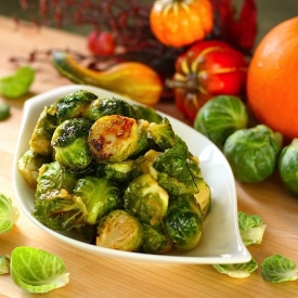 Roasted Miso Brussels Sprouts