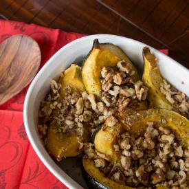 Acorn Squash w/ Rosemary and Walnut