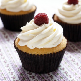 Raspberry and Lemon Cupcakes