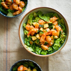 Sriracha Shrimp Cocktail Salad