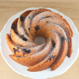 Lemon Blueberry Ricotta Bundt Cake