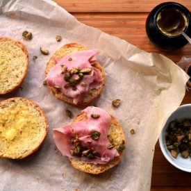 Ham & Truffle Mustard Bread Rolls