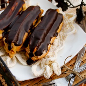 Chocolate and Coffee Eclairs