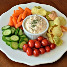 Creamy Feta & Roasted Pepper Dip