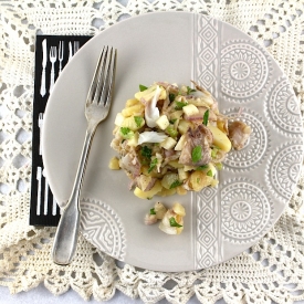 Fish, Potato & Apple Salad