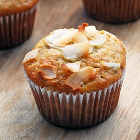 Banana Coconut Muffins