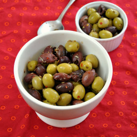 Lemon Marinated Olives