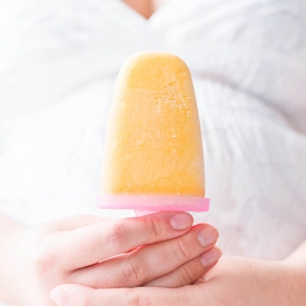 Vegan Mango Ice Cream Popsicles