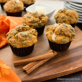 Pumpkin Spice Cream Cheese Muffins