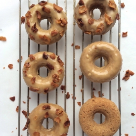 Maple Bacon Banana Donuts