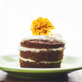 Blueberry + Applesauce Cakes