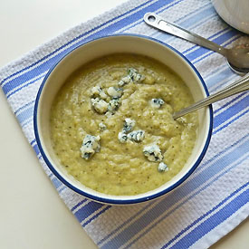 Broccoli and Blue Cheese Soup