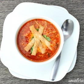 Crock Pot Chicken Tortilla Soup