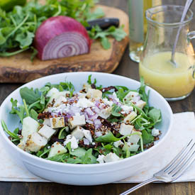 Arugula Salad with Quinoa