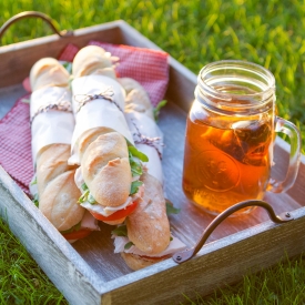 Turkey and Roquefort Baguettes