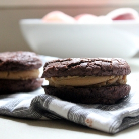 Choc PB Sandwich Cookies